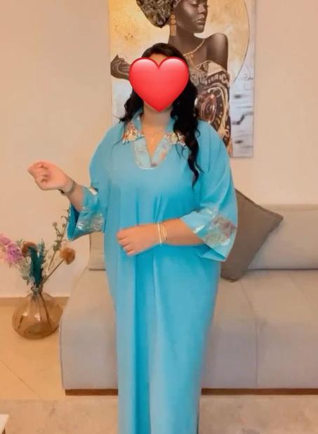 قفطان ثوب كريب روزة