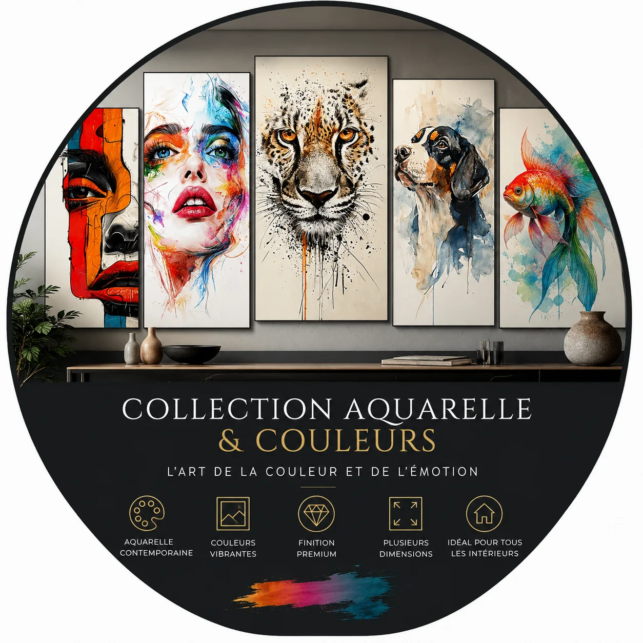 Collection Aquarelle & Couleurs