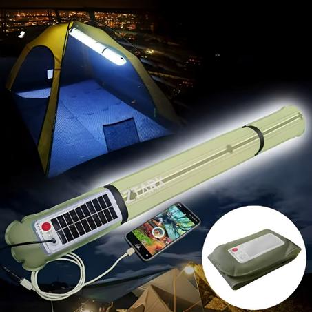 المصباح الشمسي القابل للنفخ