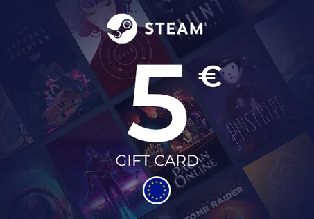 Steam Gift Card 5 EUR - EUROPE