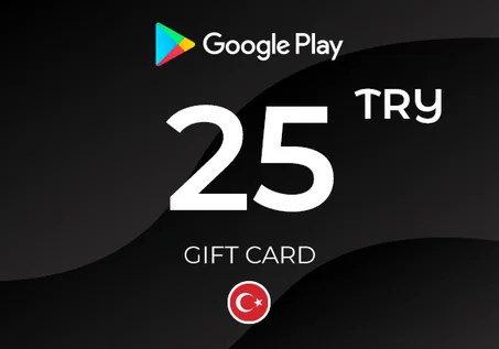 Google Play Gift Card 25 TRY Key - TURKEY