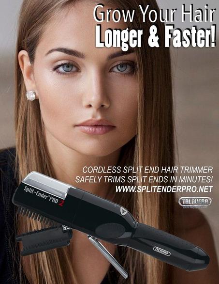 آلة تشذيب الشعر المتضرر و المكسور .