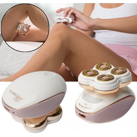 لأزالة شعر الساقين بسرعة وبدقة وبدون ألم ( Flawless )  جهاز محبوب عند النساء
