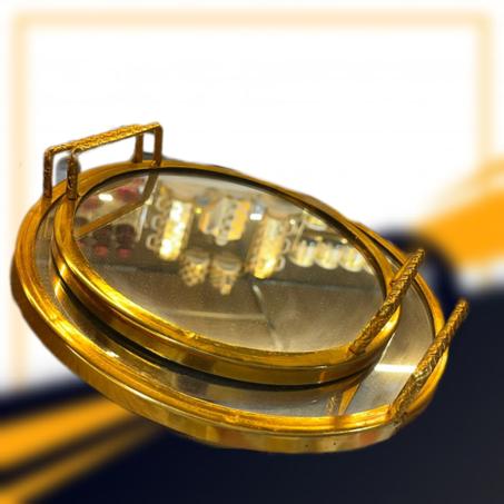 2 بلاطوات مدهبين