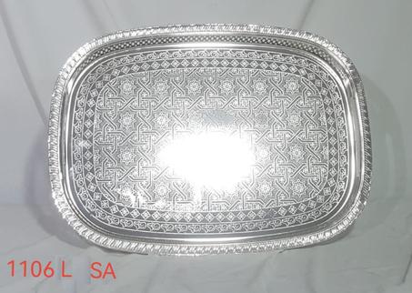 بلاطو اينوكس ممتاز حجم متوسط