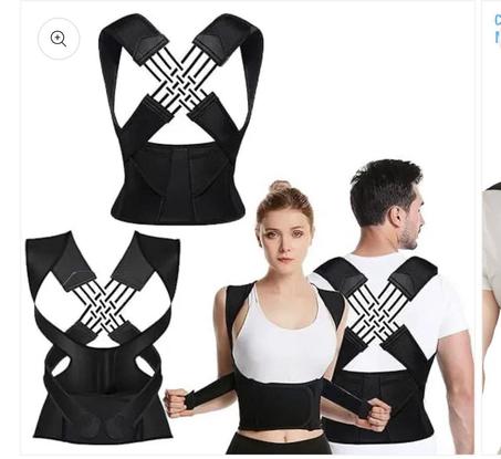 حزام تصحيح الوضعية – وداعاً لآلام الظهر والرقبة - Ceinture de posture pour le dos