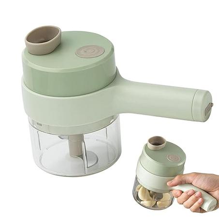 مجموعة تقطيع الخضروات الكهربائية المحمولة 4 في 1