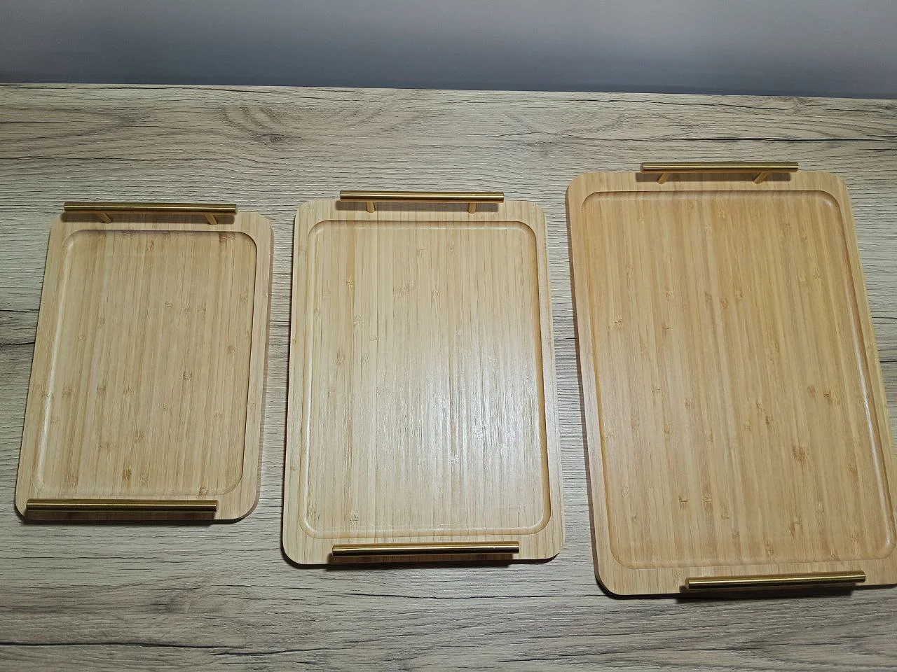 Plateaux Rectangle En Bamboo