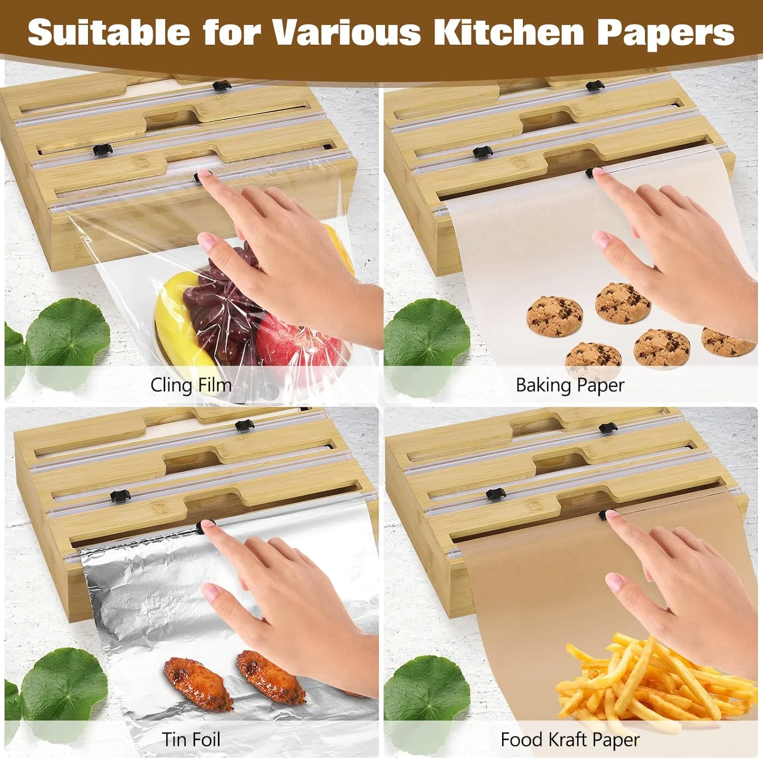 Porte Rouleaux En Bambou