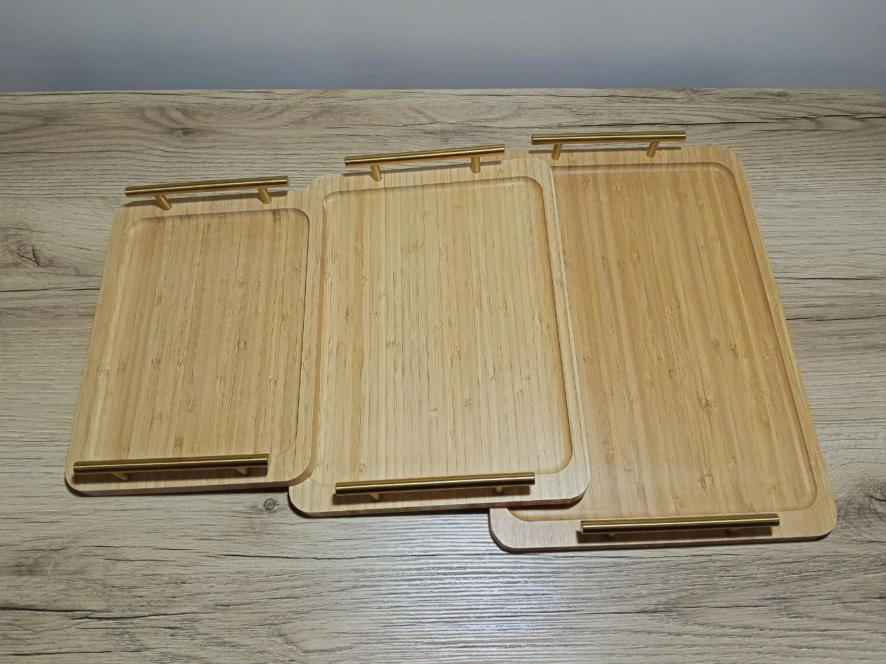 Plateaux Rectangle En Bamboo