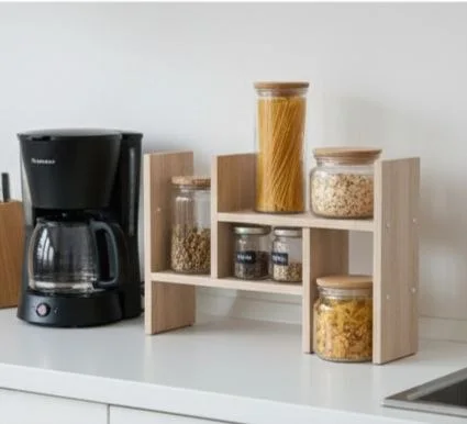 Rangement à épices en bois