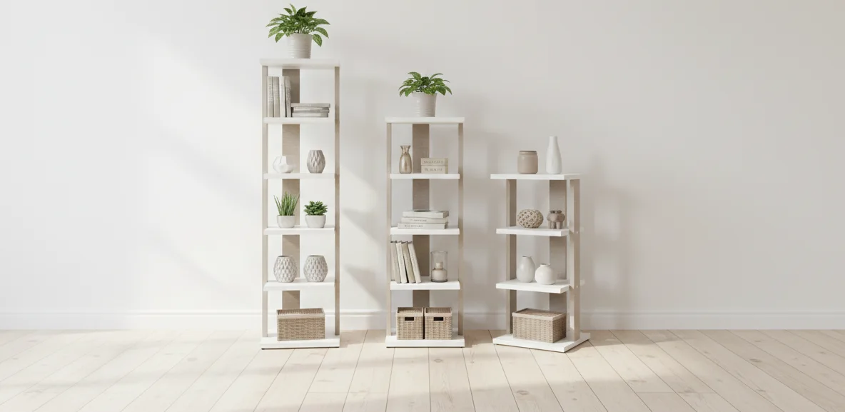 Étagère de rangement multi-niveaux