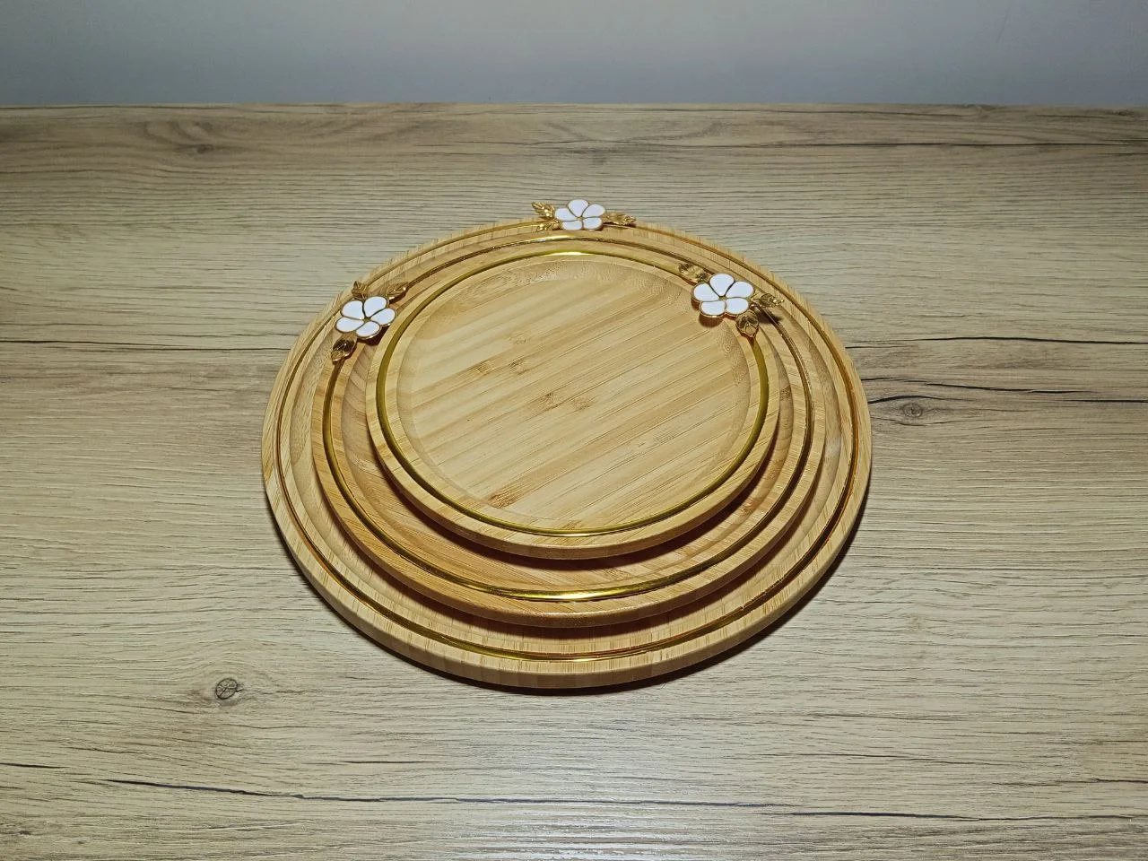 Plateaux Rond a Fleur