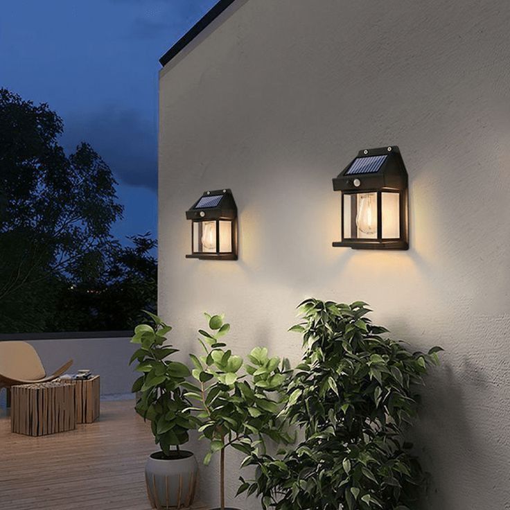 lampe murale solaire