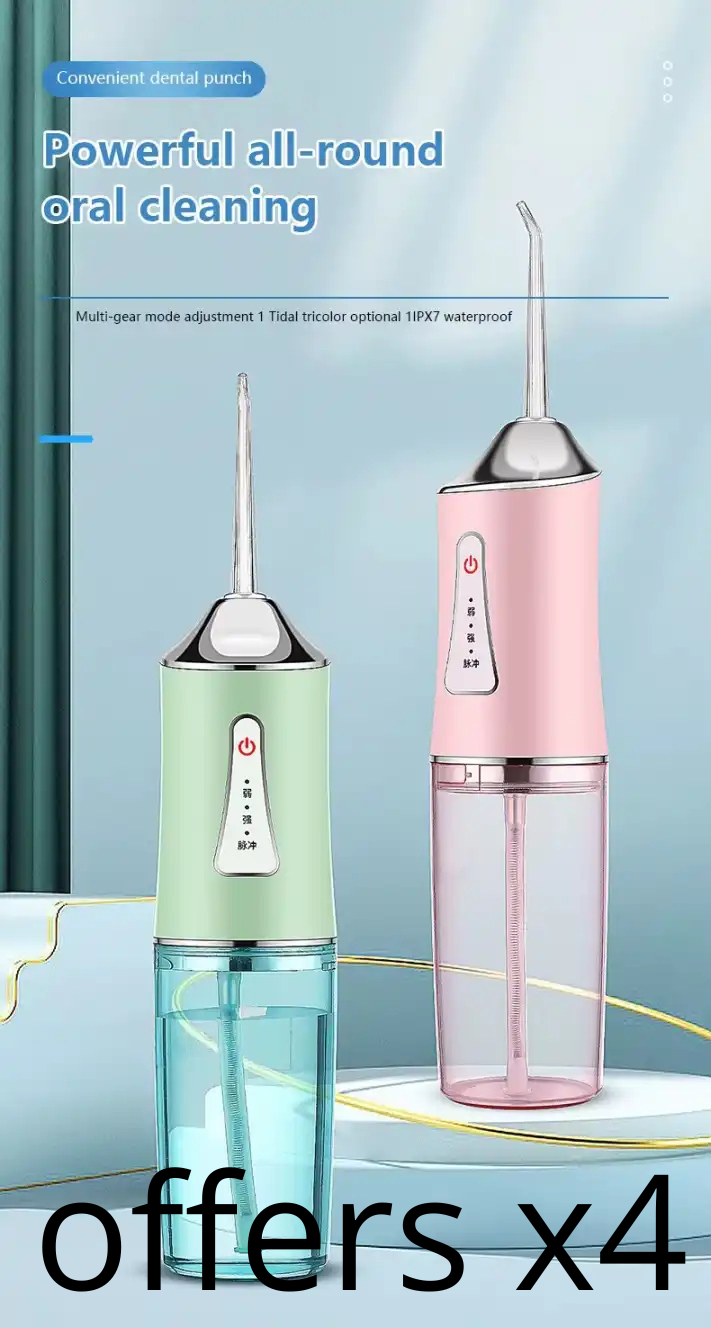 Hydropulseur Dentaire Sans Fil IPX7