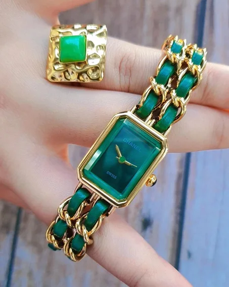 Montre Channel Verte