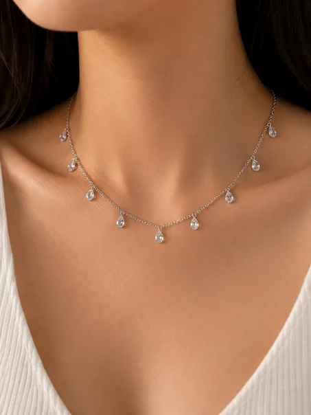 Collier Cascade de Lumière