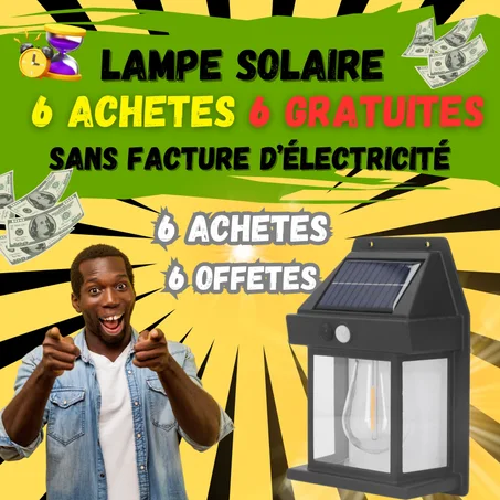 💥Lampe solaire 12 pcs💡⭐Promotion juste Aujourd’hui 🔥