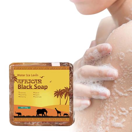الصابون الأسود الأفريقي علاج حب الشباب التنظيف العميق