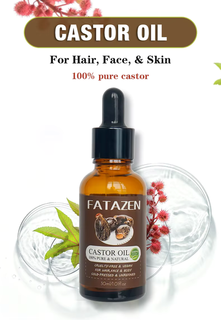 زيت الخروع لجميع الأغراض: العناية باللحية العضوية الطبيعية وتعزيز وعلاج إصلاح الشعر