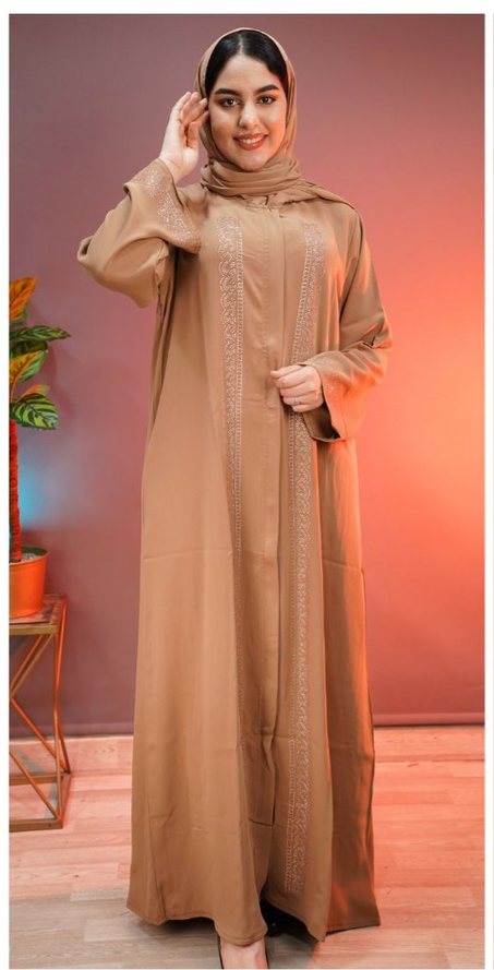 عباية إمراتية+فولار مجانا