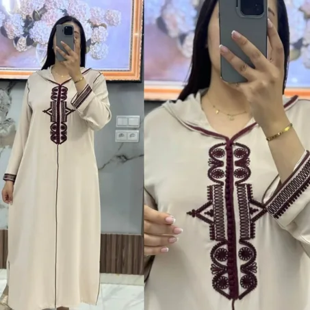 جلابة بالطرزة المغربية