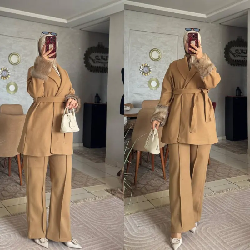 كاب مع السروال بثوب المليفة