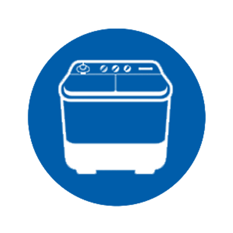 Machine à laver semi automatique