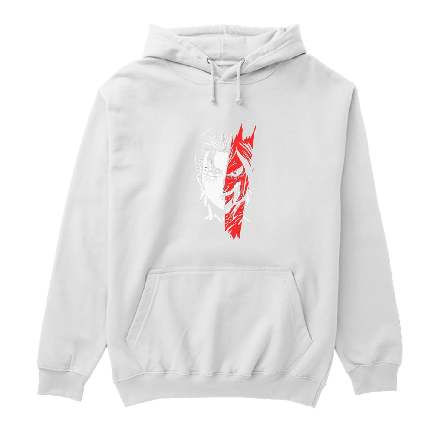 A.O.T Eren Yeager x titan face Hoodie