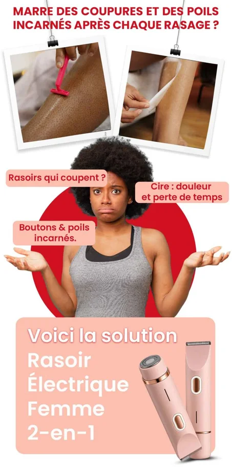 Rasoir électrique pour femme