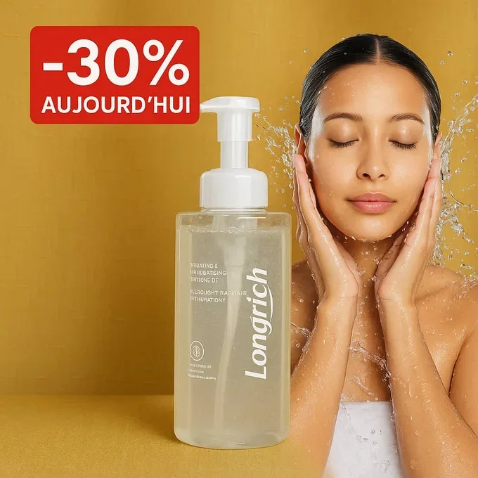 💧 Gel Douche Anti-Âge à la Nicotinamide – Hydratation, Éclat & Rajeunissement