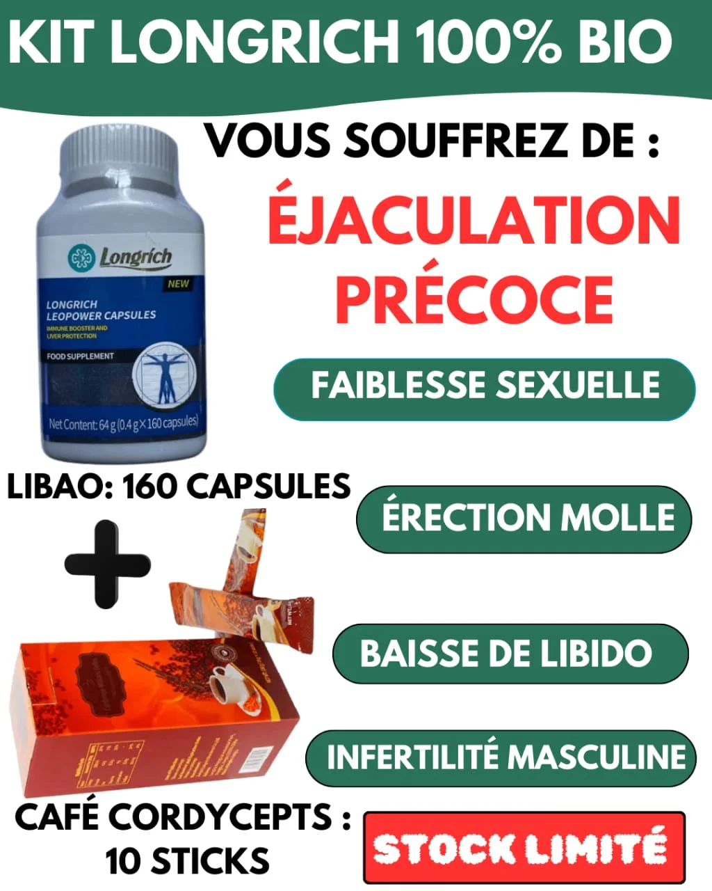 KIT LONGRICH FAIBLESSE SEXUELLE