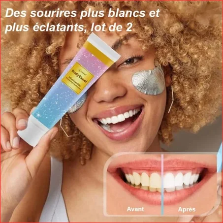 Dentifrice à la niacinamide pour des dents d'un blanc éclatant🦷Des dents d'un blanc nacré🦷La nouvelle arme secrète pour votre sourire !