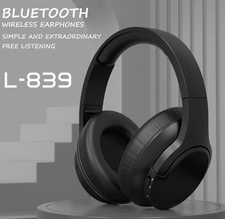 سماعات رأس LDON اللاسلكية بلوتوث 5.3 صوت عالي الدقة فوق الأذن