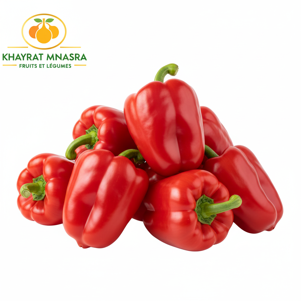 POIVRON ROUGE DRAGO – فلفل أحمر – (KG)