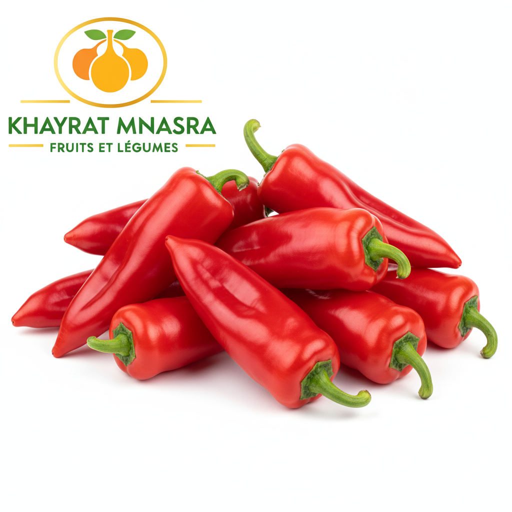 POIVRON ROUGE KAPIA – فلفل أحمر  – (KG)