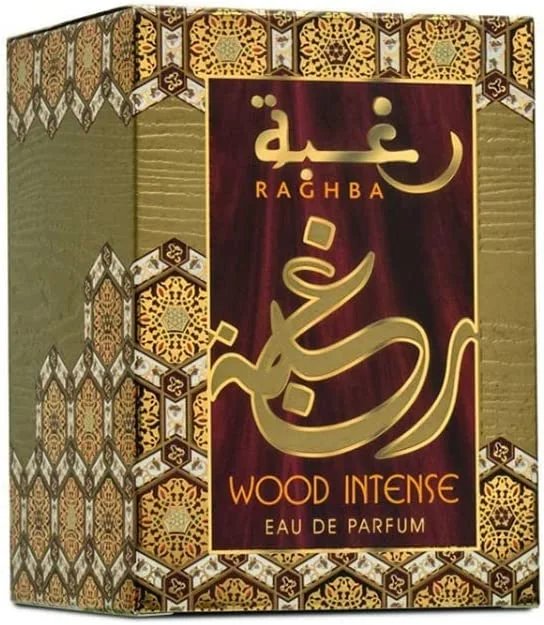 Lattafa Raghba Wood Intense Eau De Parfum Pour Unisex, 100 ml