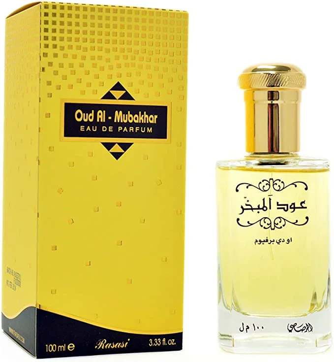 Rasasi Oud Al-Mubakhar pour homme et femme - Eau de parfum, 100 ml