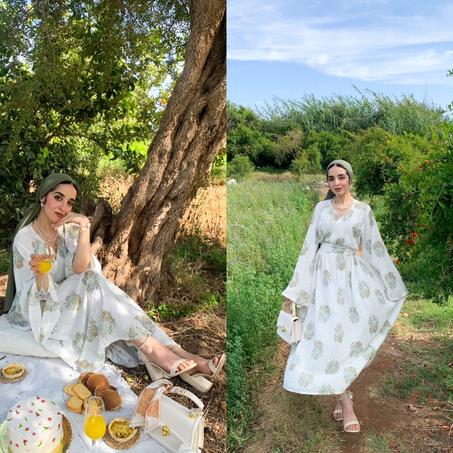 اونسومبل قميص مع تنورة