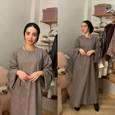 فستان شتوي tweed