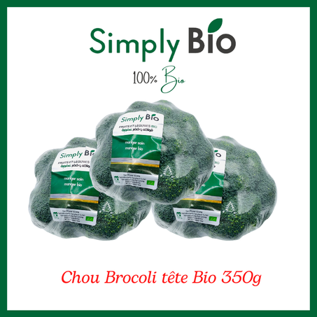 Chou Brocoli tête Bio 350g