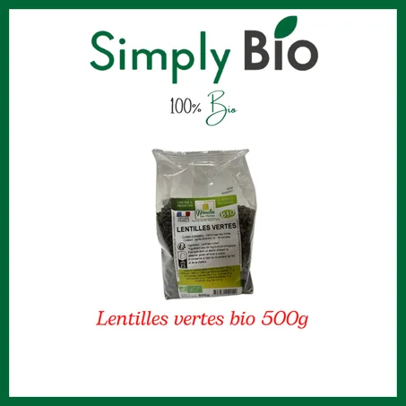 lentilles verte bio 500 g