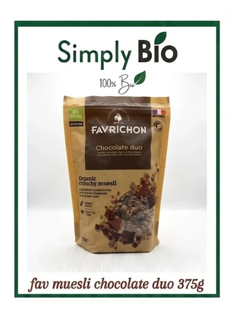 fav muesli chocolate duo 375g