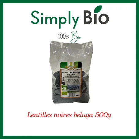 lentilles noire beluga 500g