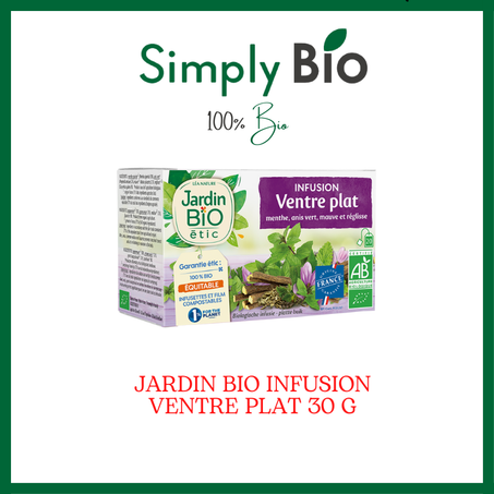 JARDIN BIO INFUSION VENTRE PLAT 30 G