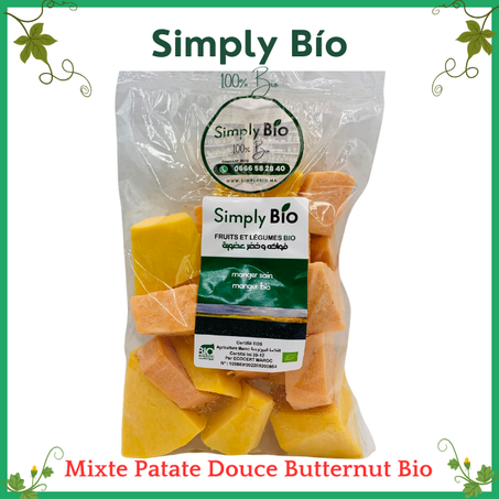 Mixte Patate douce ButterNut Bio 300g