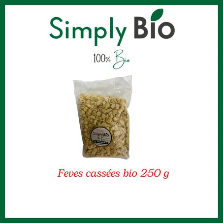 fèves cassées bio 250g