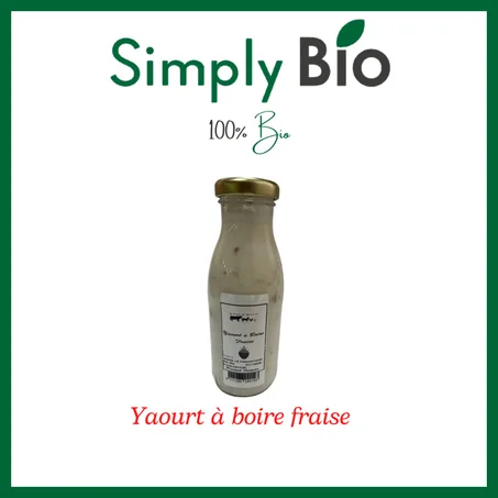 yaourt a boire fraise