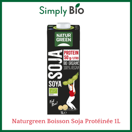 Naturgreen Boisson Soja Protéinée 1L