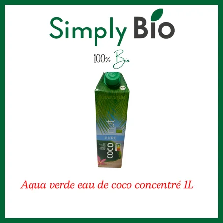 aqua verde eau de coco concentré 1L
